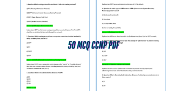 50 MCQ CCNP PDF