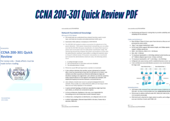 CCNA 200-301 Quick Review PDF