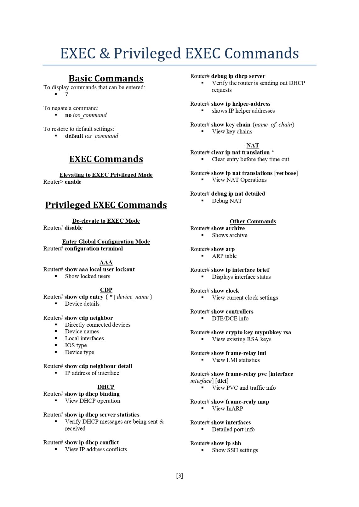 Cisco Ccna Command Guide.pdf Master CCNA/CCNP Routing: The Guide For Cisco IOS Commands