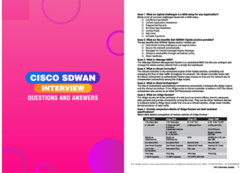 Cisco SDWAN Interview Questions and Answers PDF