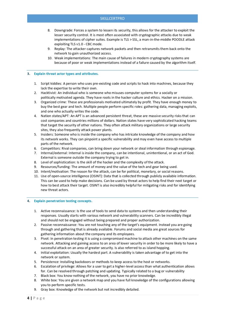 CompTIA Security+ Master Cheat Sheet PDF: Your Ultimate Quick Reference ...