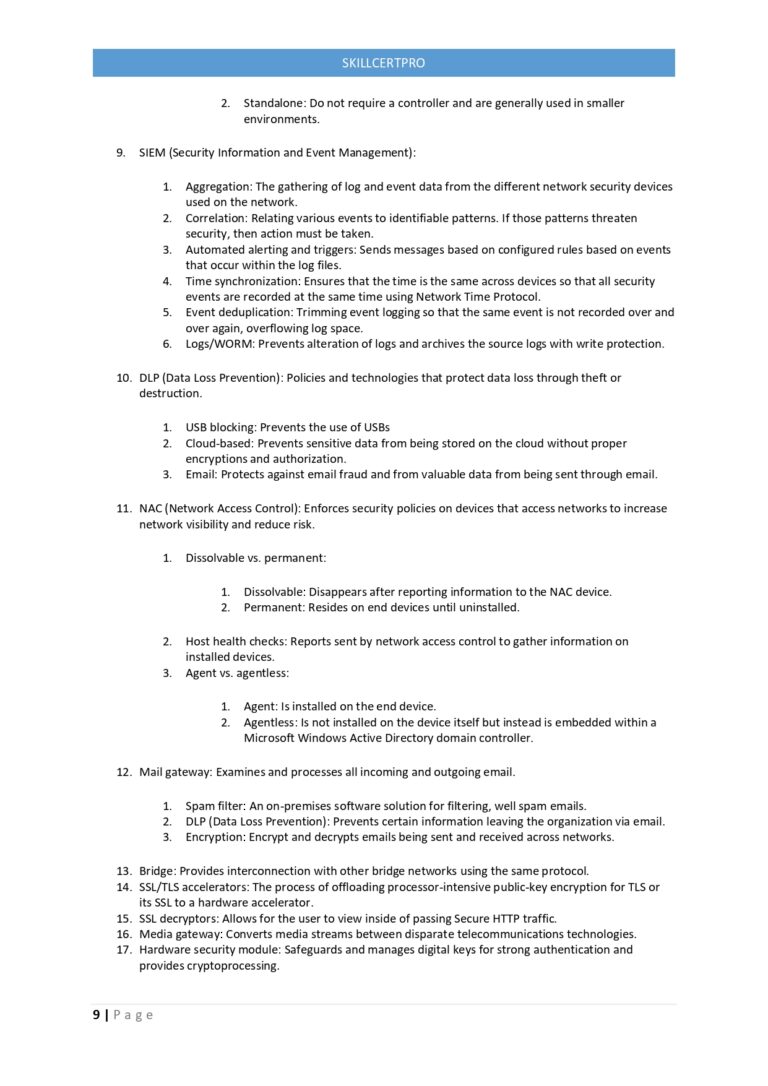 CompTIA Security+ Master Cheat Sheet PDF