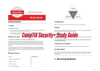 CompTIA Security+ Study Guide PDF