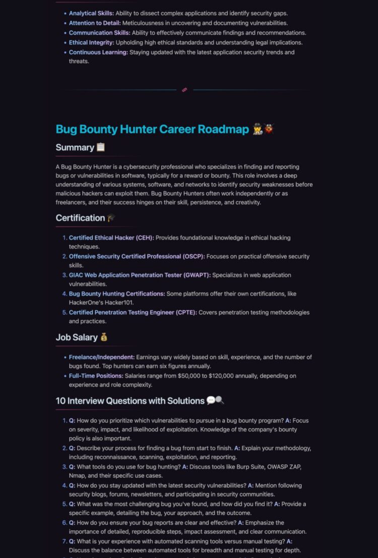 Cyber Security Career Roadmap - it.connect4techs.com