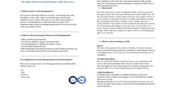 DevOps Interview Questions with Answers PDF