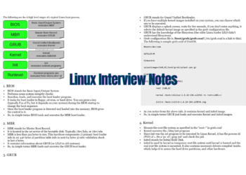 Linux Interview Notes: Cheat Sheet to Ace Technical Interviews (PDF)