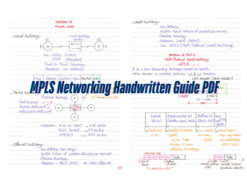 MPLS Networking Handwritten Guide PDF