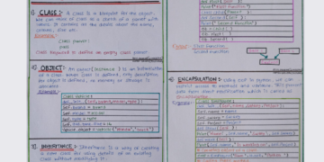 OOPS in Python Handwritten Notes