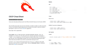 OSCP Cheat Sheet PDF
