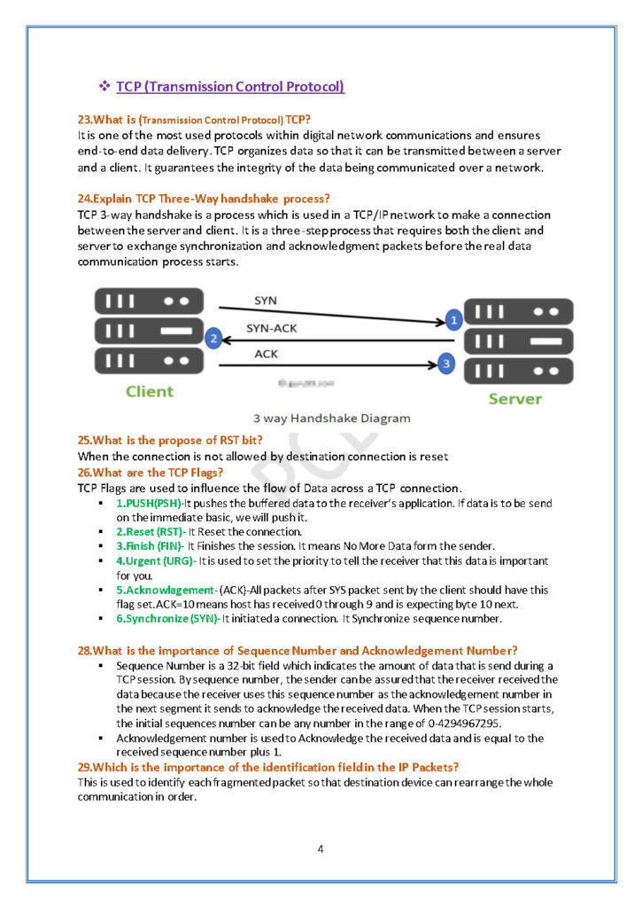 Networking Essentials Quick-Review PDF Guide