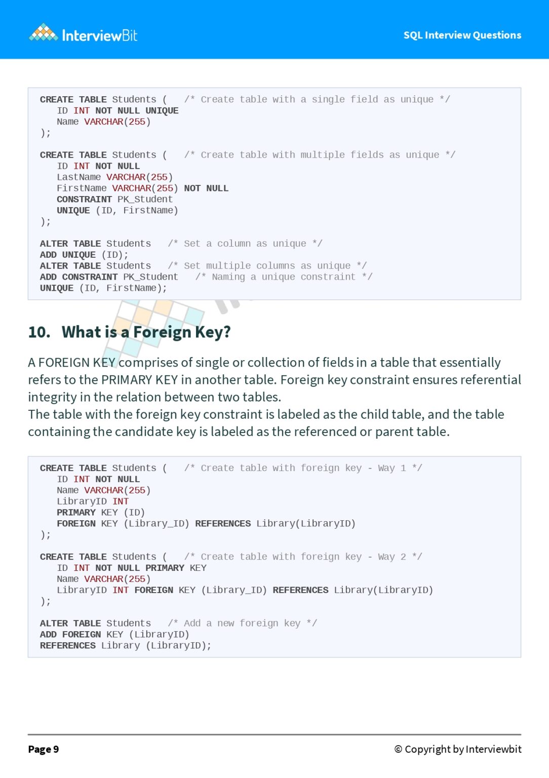 66 SQL Interview Questions (PDF) - it.connect4techs.com