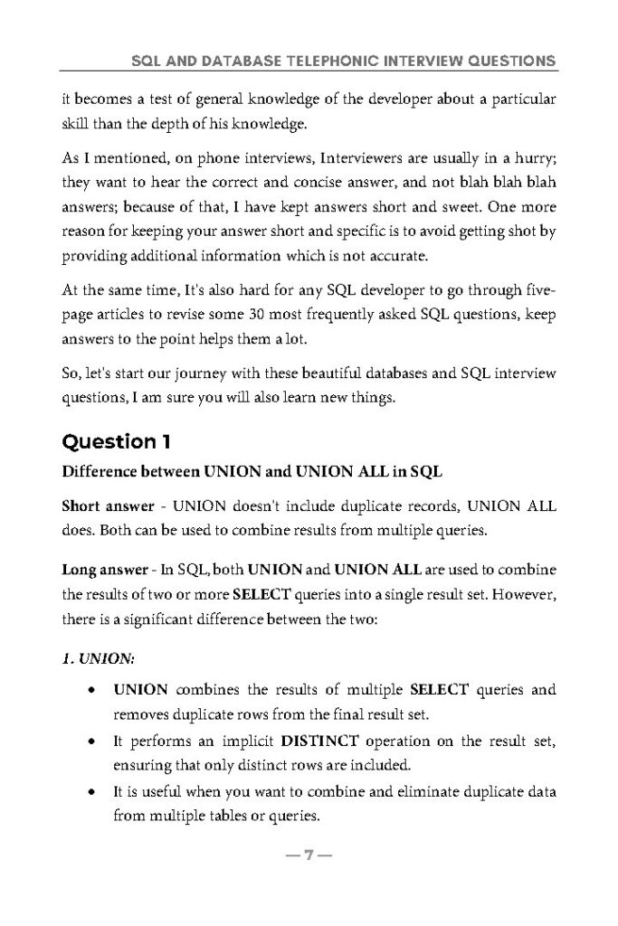 Grokking The SQL Interview (PDF)