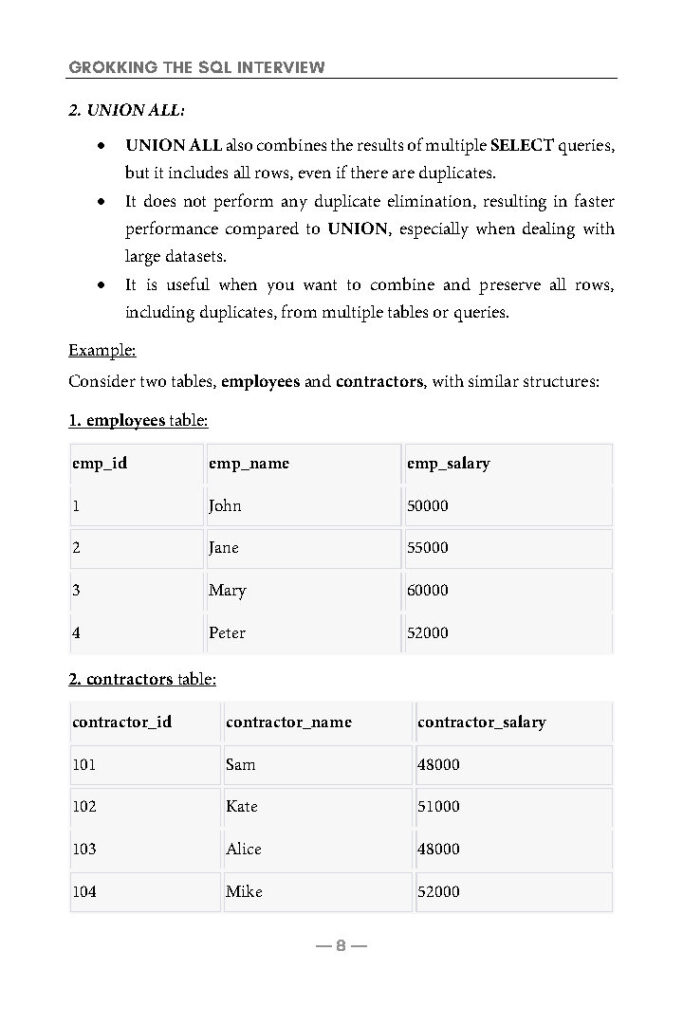 Grokking The SQL Interview (PDF)