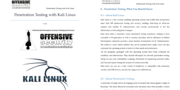 Penetration Testing with Kali Linux