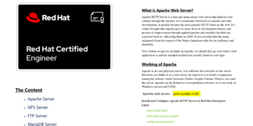 RedHat Certified Engineer Notes