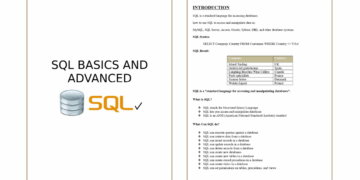 SQL Basics and Advanced PDF