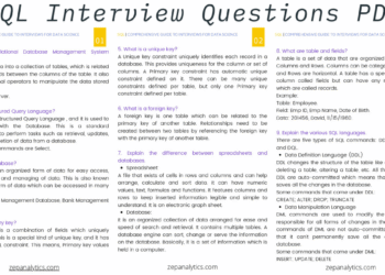 SQL Interview Questions pdf