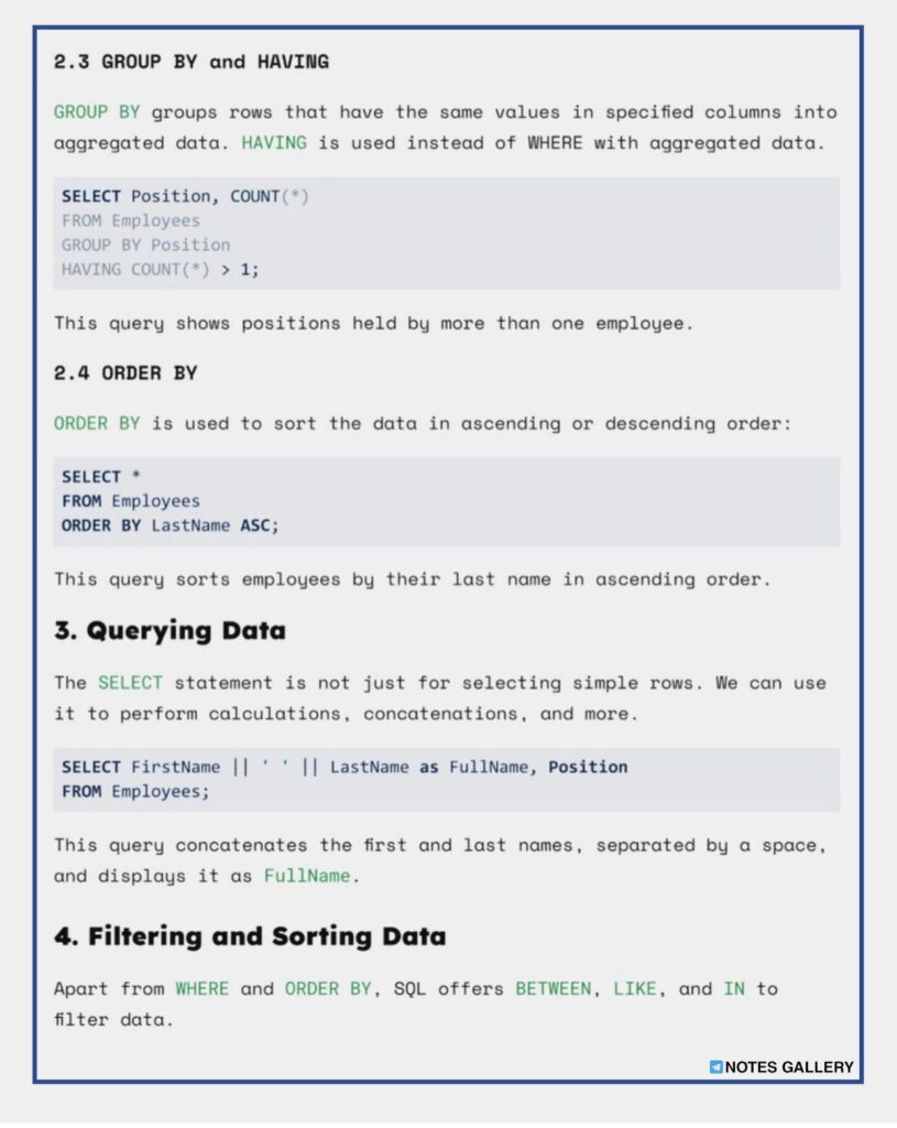 SQL for Everyone: Definitive Guide