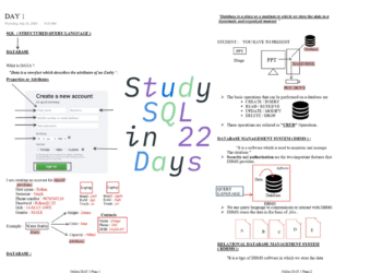 Study SQL in 22 Days