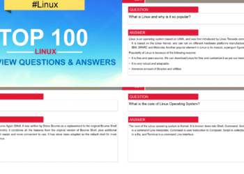 TOP 100 Linux Interview Questions and Answers