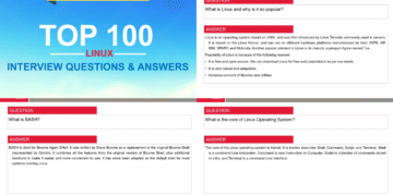 TOP 100 Linux Interview Questions and Answers