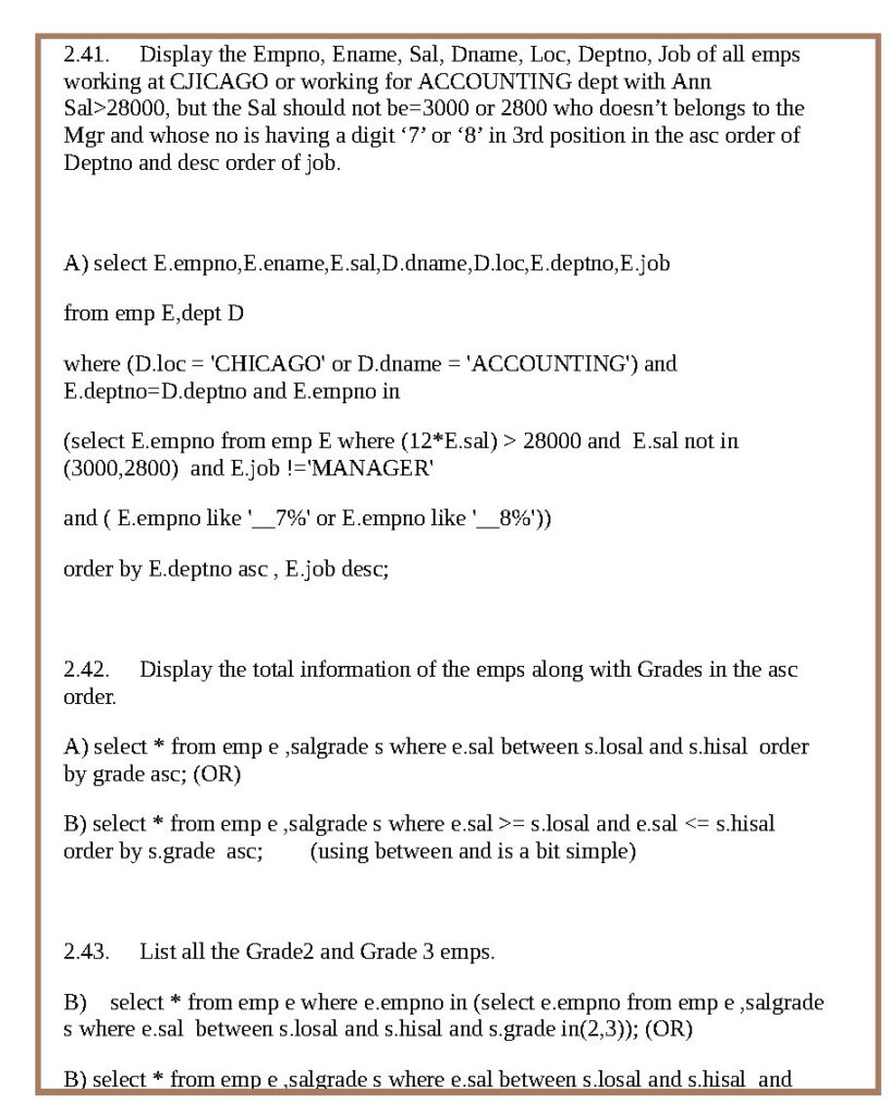 TOP SQL Queries Questions - Master SQL (PDF)