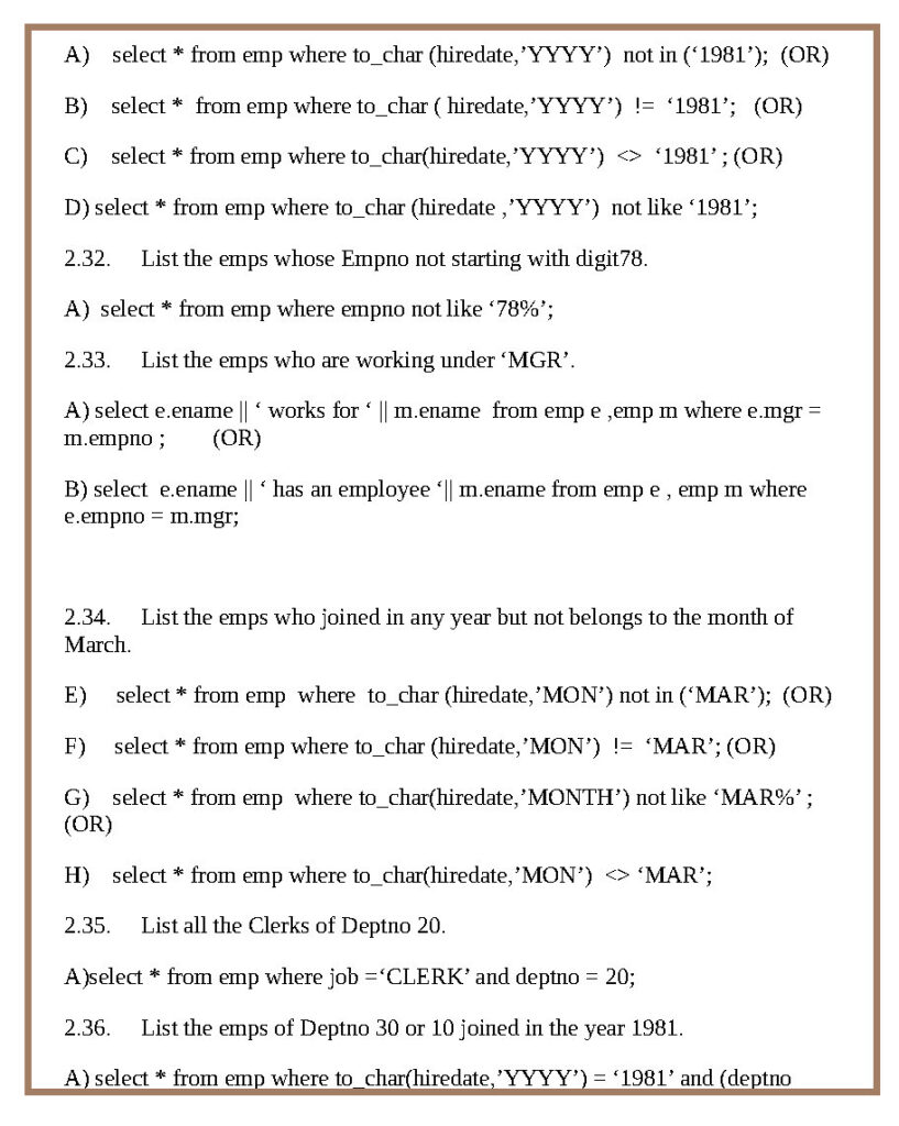 TOP SQL Queries Questions - Master SQL (PDF)
