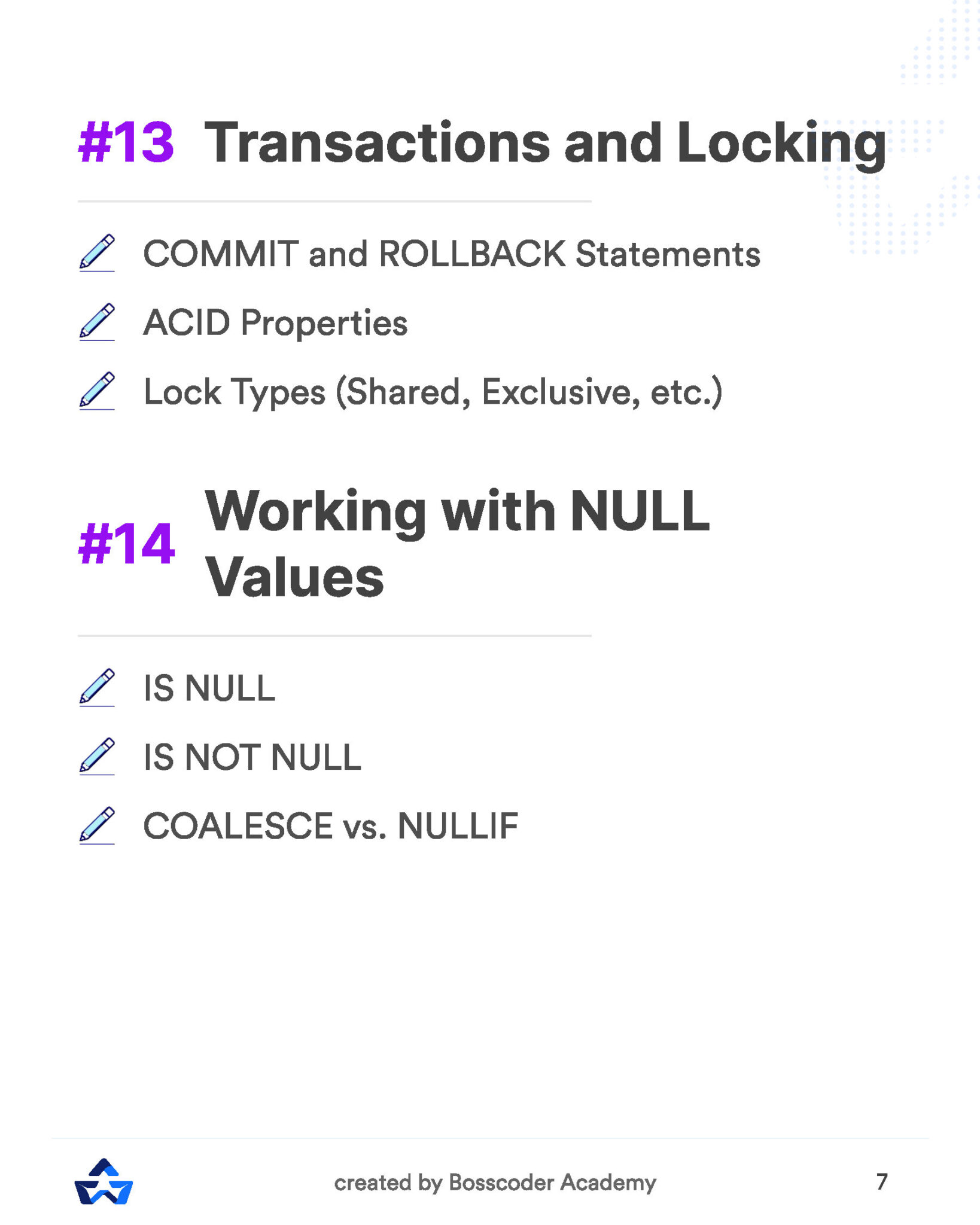 The Ultimate SQL Guide – it.connect4techs.com