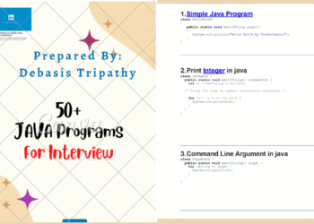 50 Java Programs For Interview