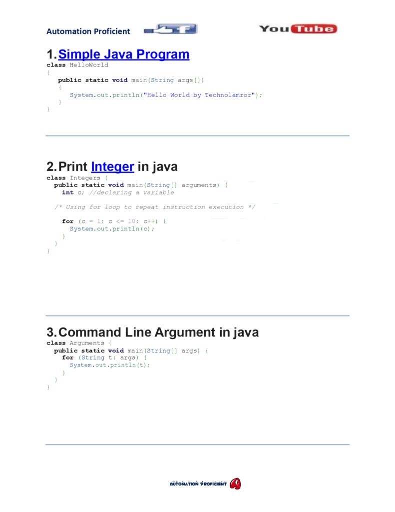 50 Java Programs For Interview