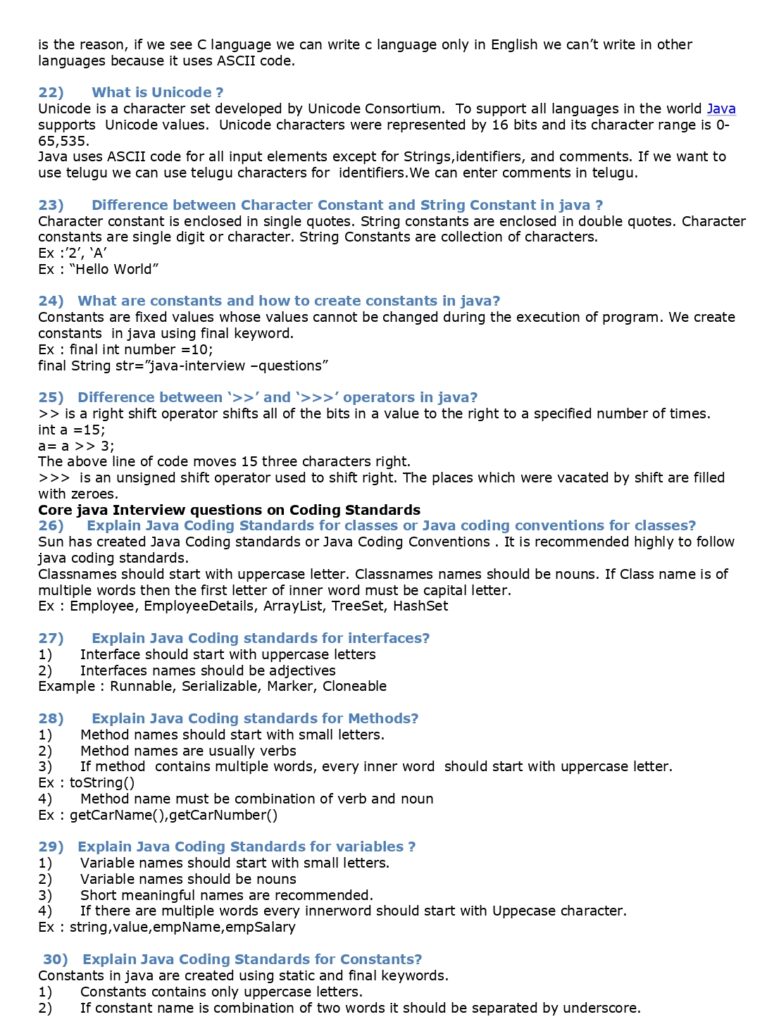69 Core Java Interview Questions (PDF)