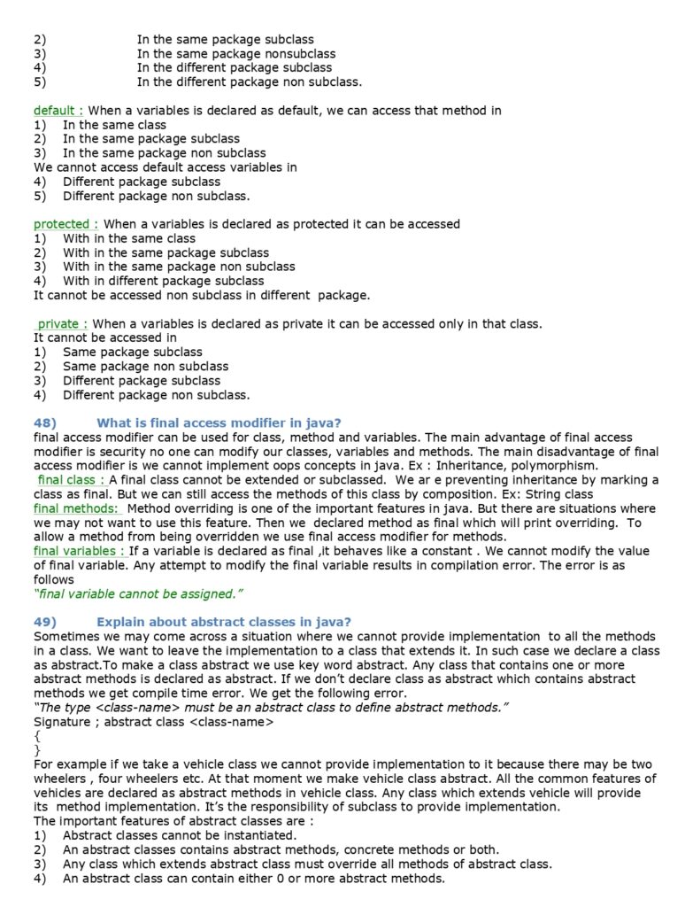 69 Core Java Interview Questions (PDF)