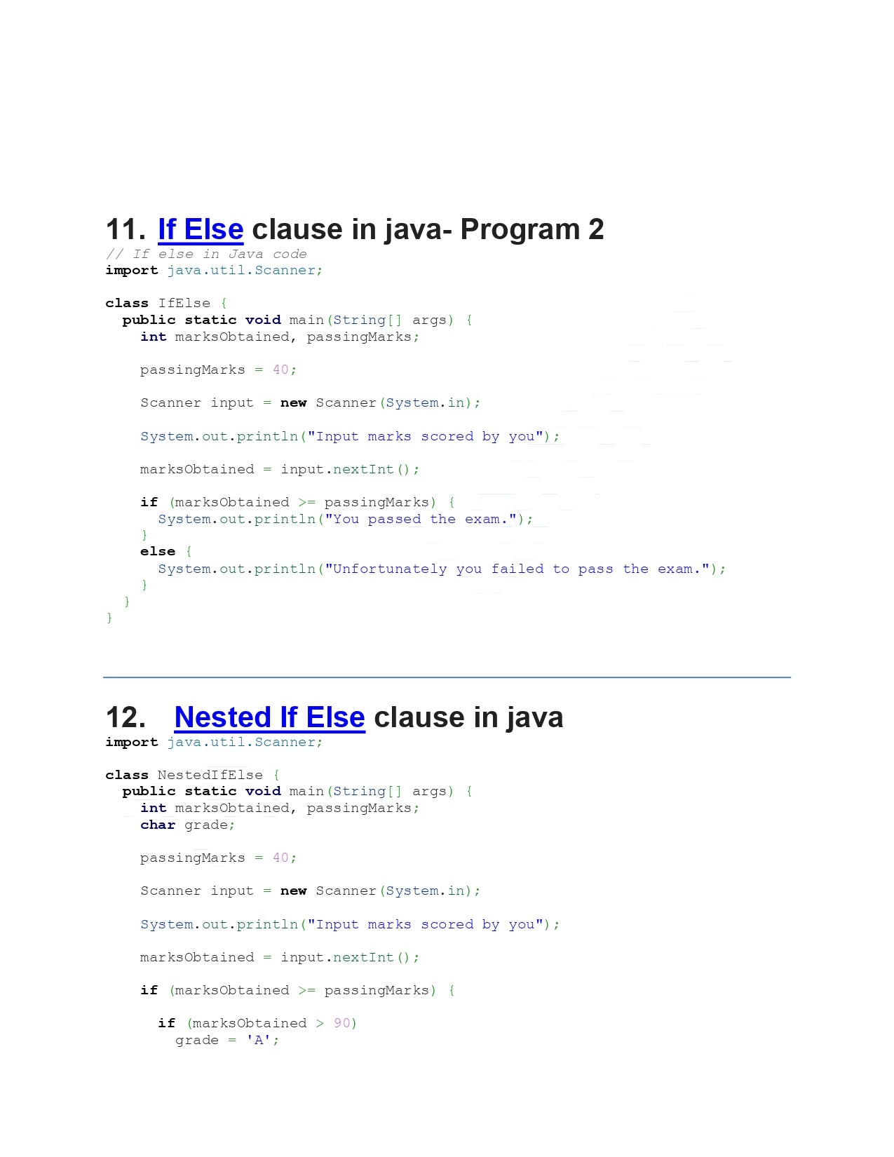 Java Programs (100 Programs) PDF - it.connect4techs.com