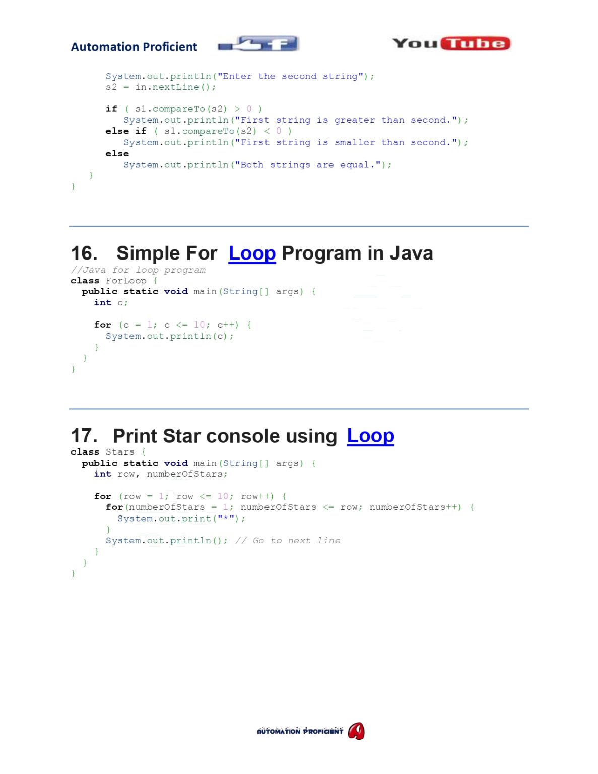 Java Programs (100 Programs) PDF - it.connect4techs.com