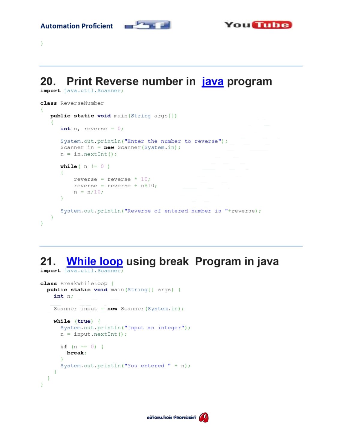 Java Programs (100 Programs) PDF - it.connect4techs.com