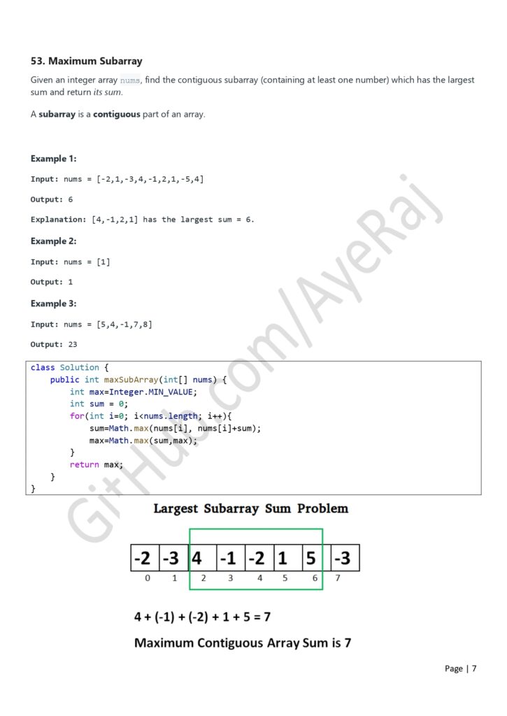 LeetCode Java Practice Solved Questions PDF