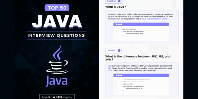 Top 50 Java Interview Questions and Answers PDF