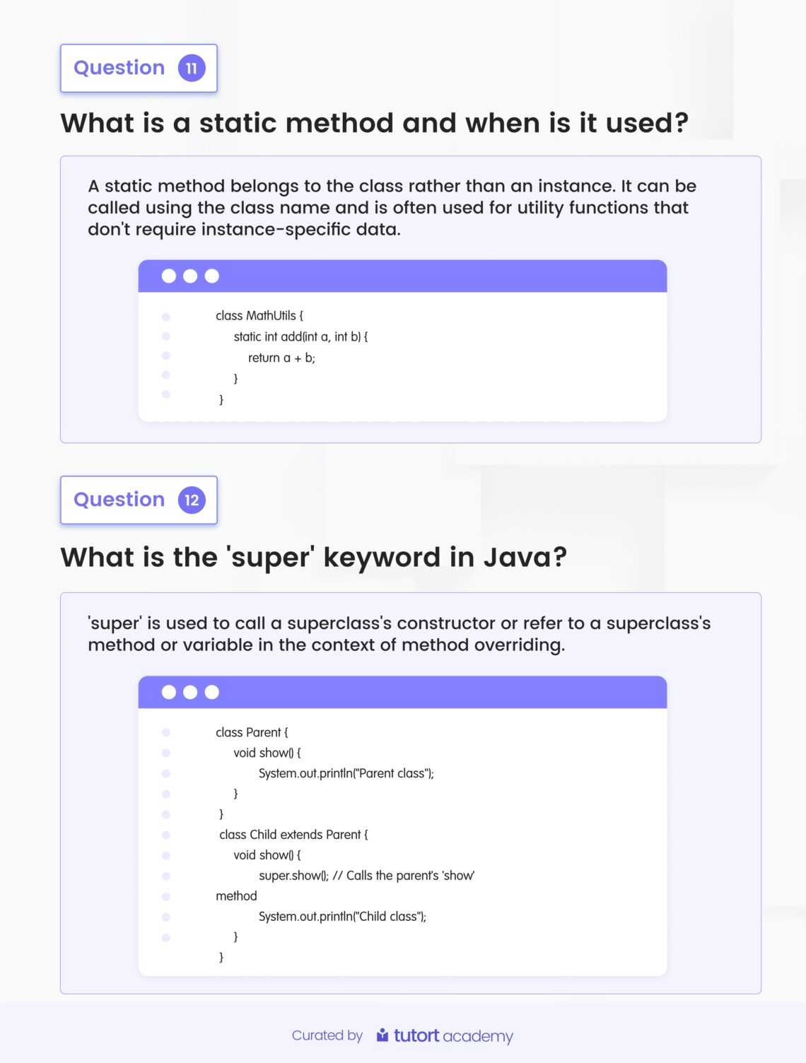 Top 50 Java Interview Questions and Answers PDF
