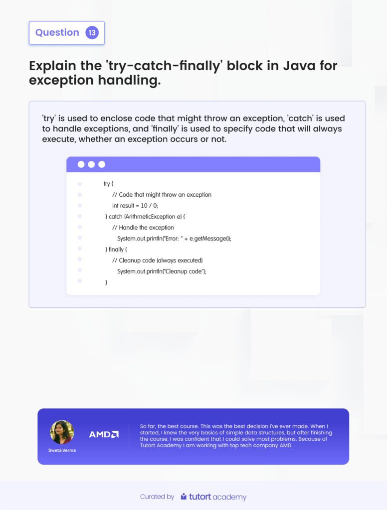 Top 50 Java Interview Questions and Answers PDF