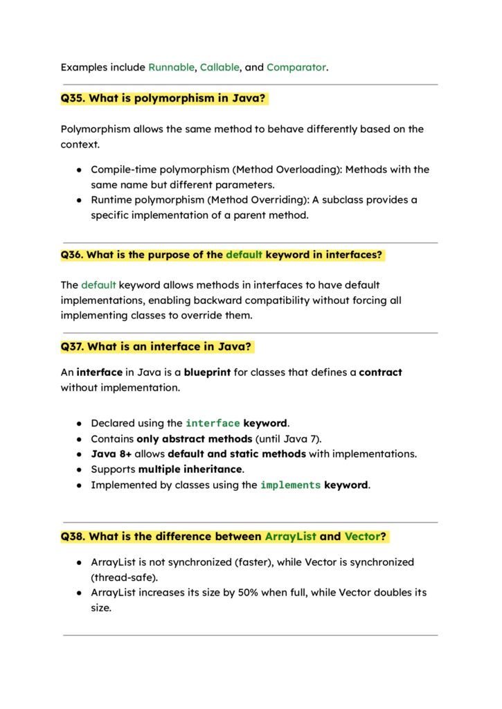 150+ Java Interview Questions Basic Intermediate and Advanced PDF_page-0010 - it.connect4techs.com 150+ Java Interview Questions (Basic, Intermediate & Advanced)