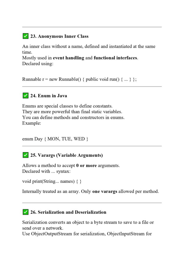 Core Java and Advance Java PDF - it.connect4techs.com