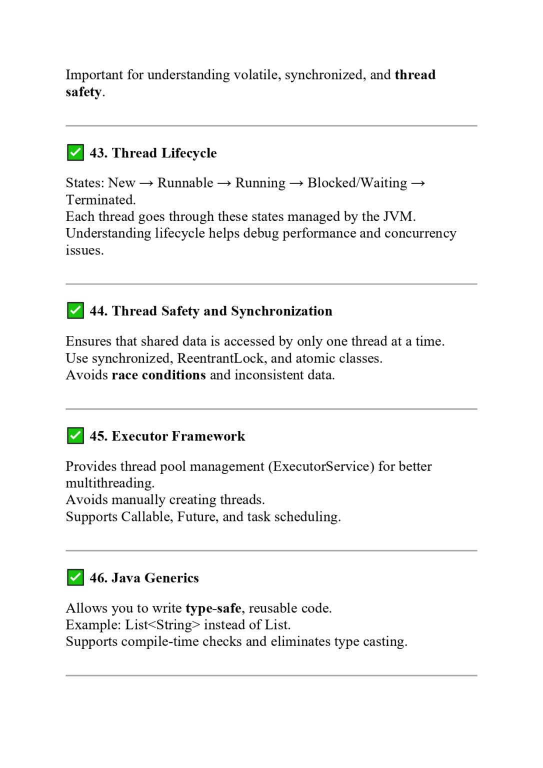Core Java and Advance Java PDF - it.connect4techs.com