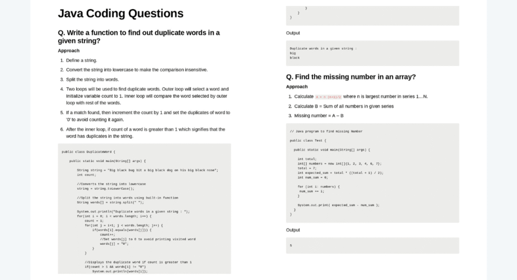 50+ Java Coding Questions Every Developer Should Practice