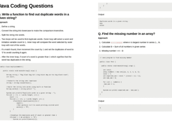 50+ Java Coding Questions Every Developer Should Practice