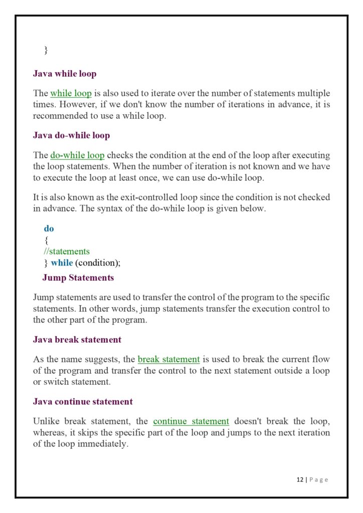 Java Programming PDF_page-0012 - it.connect4techs.com Java Programming PDF