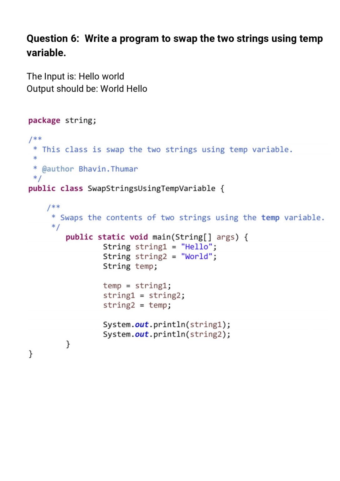 Technical Java Questions for Automation Testers PDF