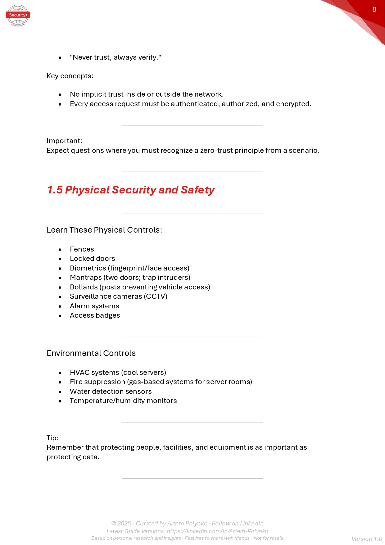 Comptia Security SY0-701 Full Learning Guide PDF