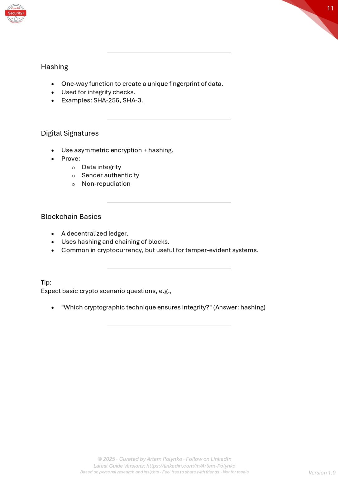 Comptia Security SY0-701 Full Learning Guide PDF