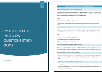 Essential Cybersecurity Interview Questions: Your Comprehensive Study Guide PDF