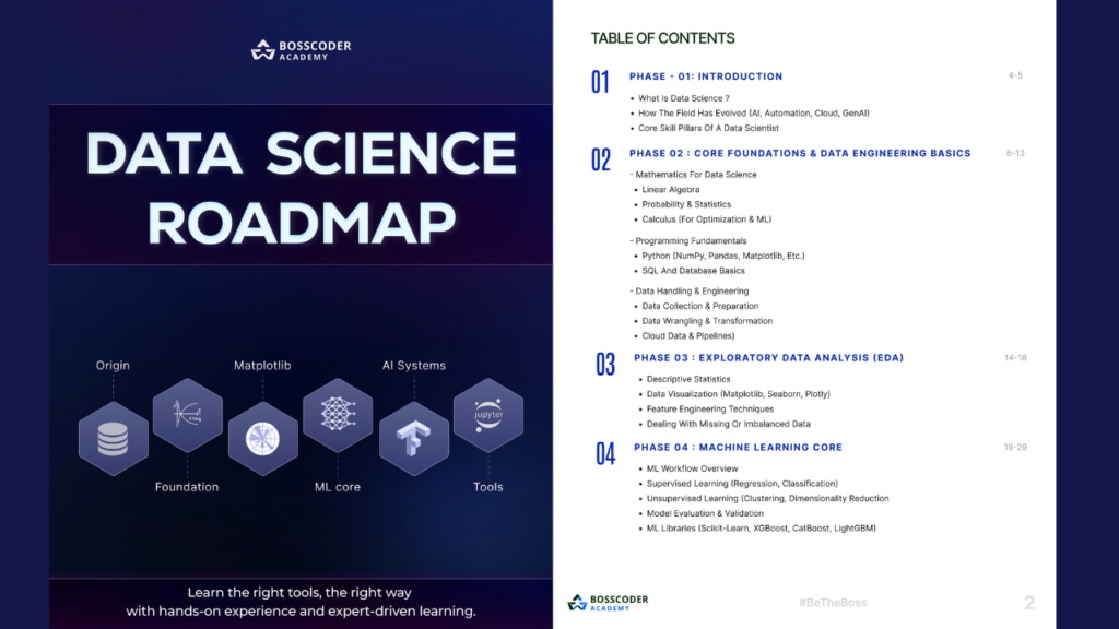 Data Science Roadmap PDF